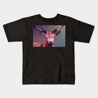 Abstract Buck Kids T-Shirt